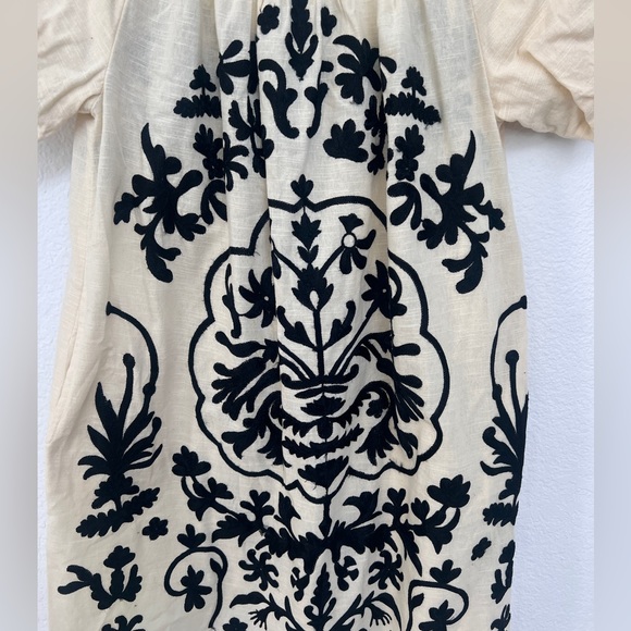 SOLD. FREE PEOPLE Embroidered Mini Dress - Picture 2 of 5